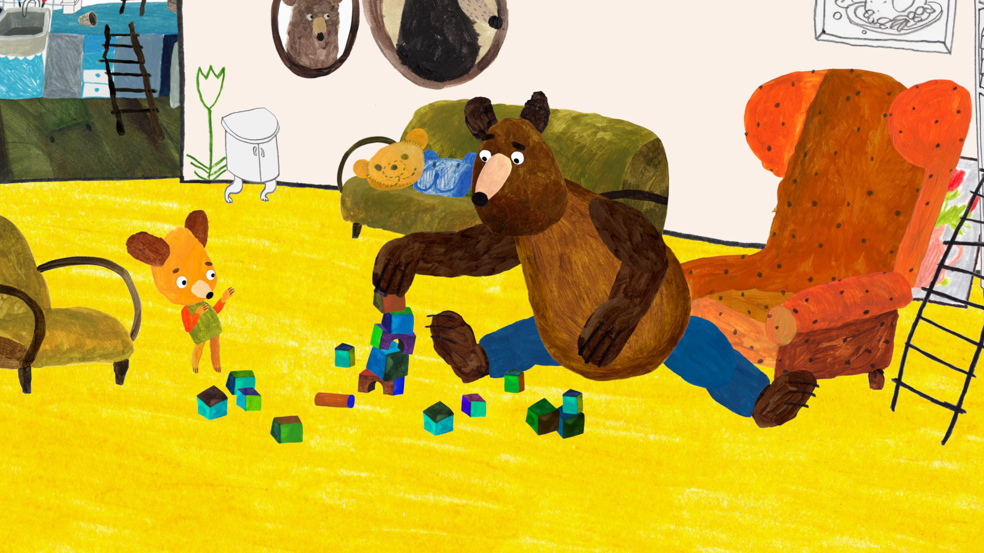 “Les Ours gloutons”