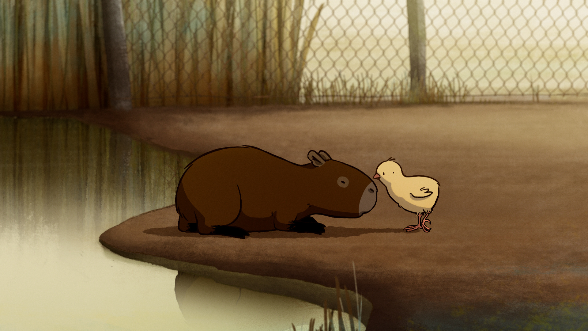 L’arrivée des capybaras